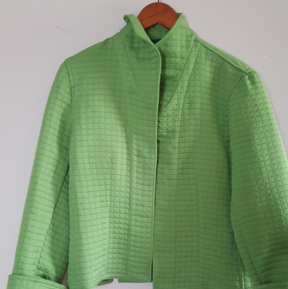 Harve' Benard Jacket. Lime green.